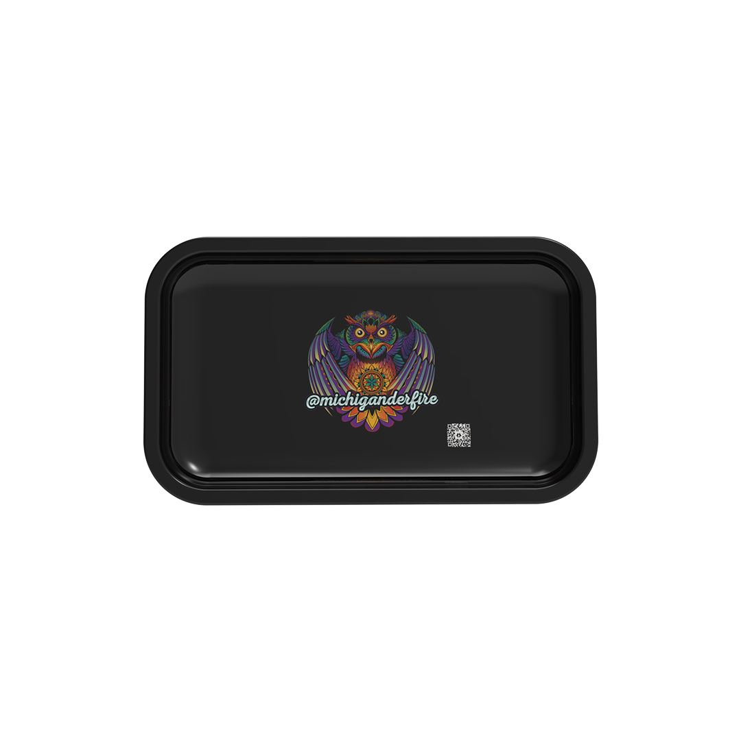 Michigander Fire Rolling Tray