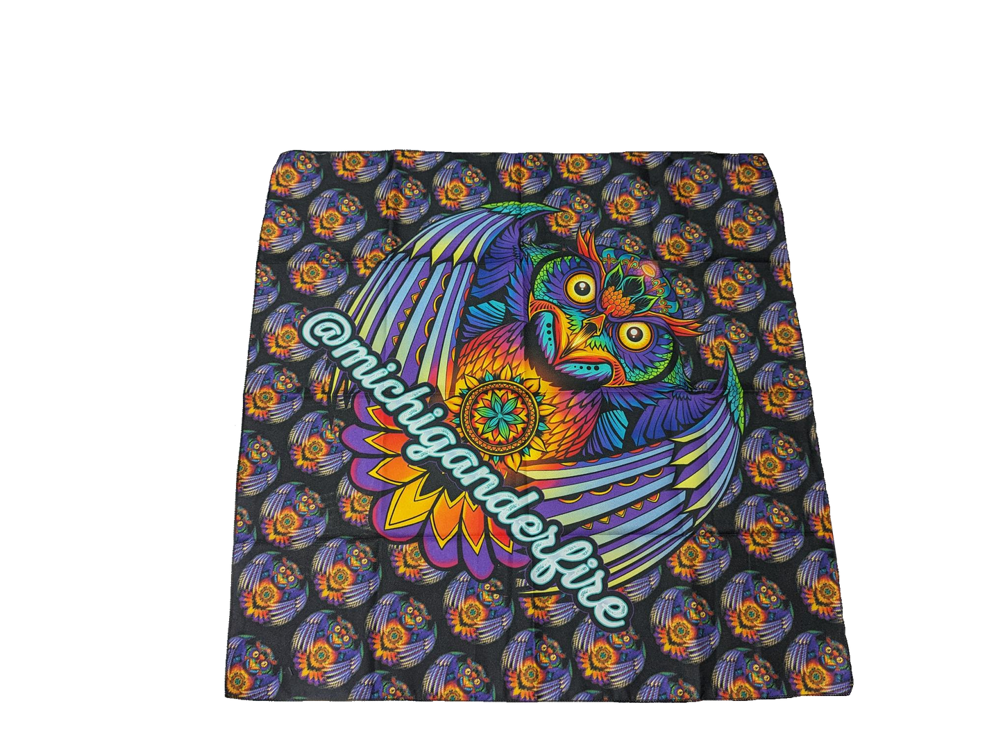 Michigander Fire Owl Bandana